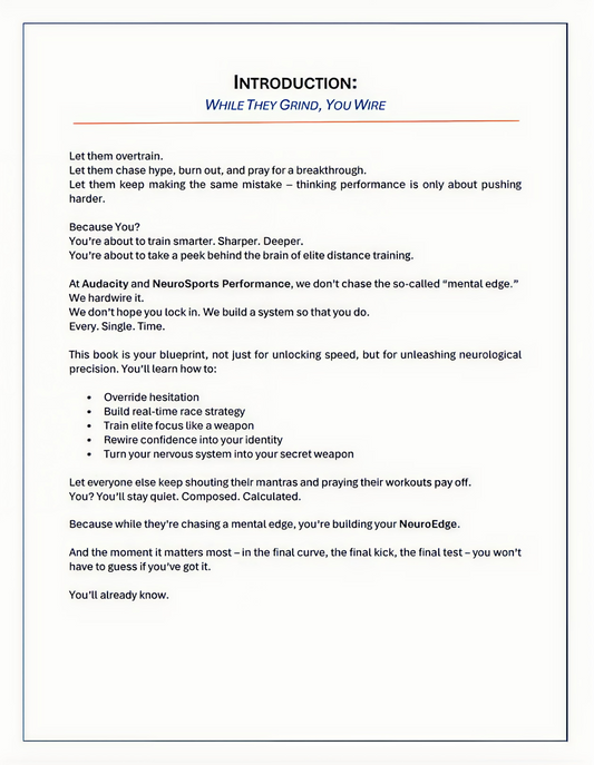 Behind the Brain: The Neuroscience Blueprint for Elite Distance Running (Digital Download)