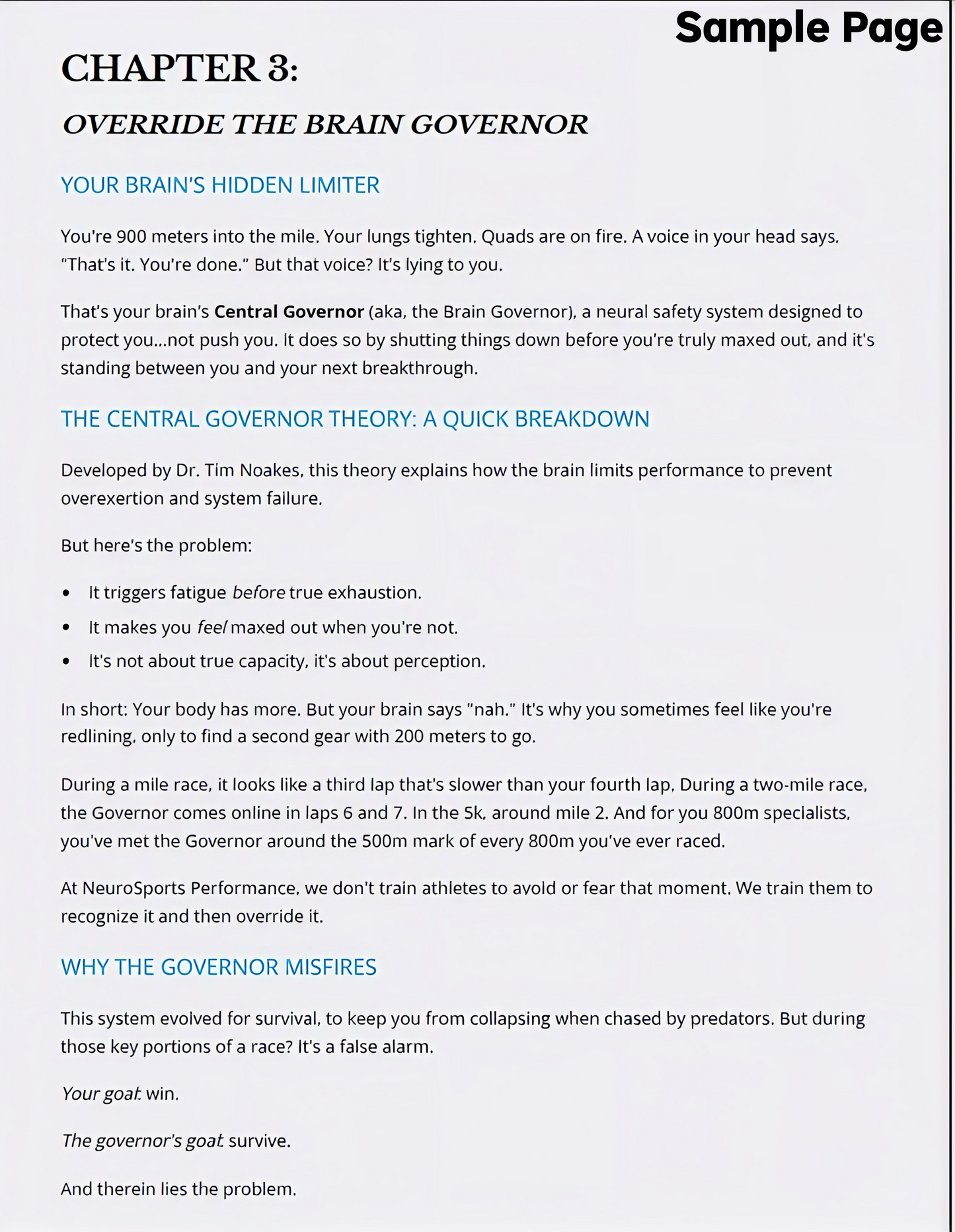 The Runner's Brain Advantage (Instant Download)