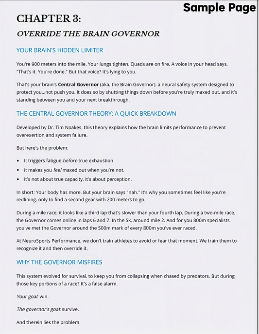 The Runner's Brain Advantage (Instant Download)